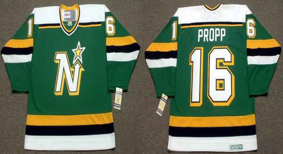 2019 Men Dallas Stars #16 Propp Green CCM NHL jerseys